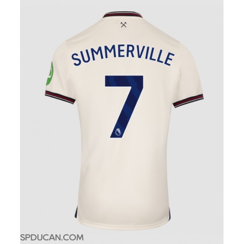 Muški Nogometni Dres West Ham United Crysencio Summerville #7 Gostujuci 2025-26 Kratak Rukav